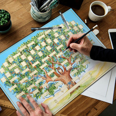 HeritageTree | Guarda Tu Historia - Árbol Genealógico Rellenable